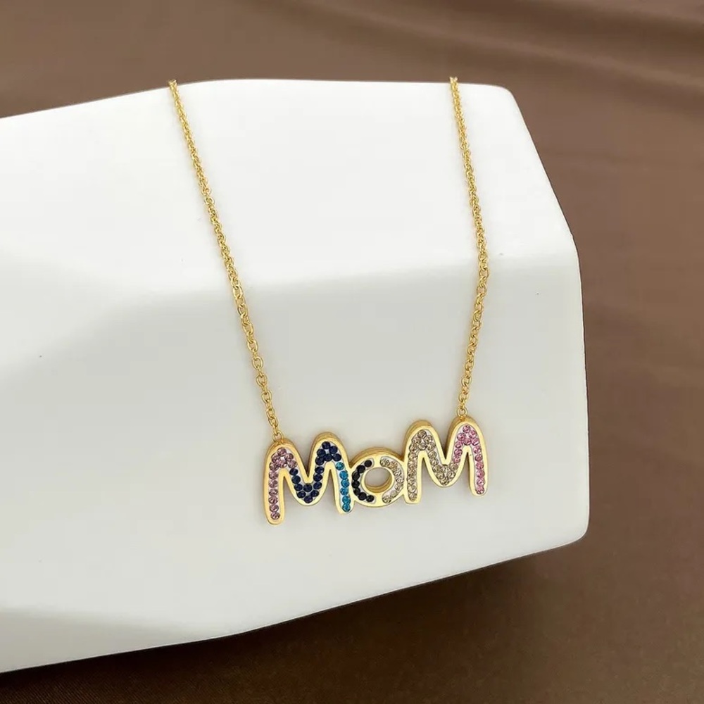 Multicolor Mom Necklace